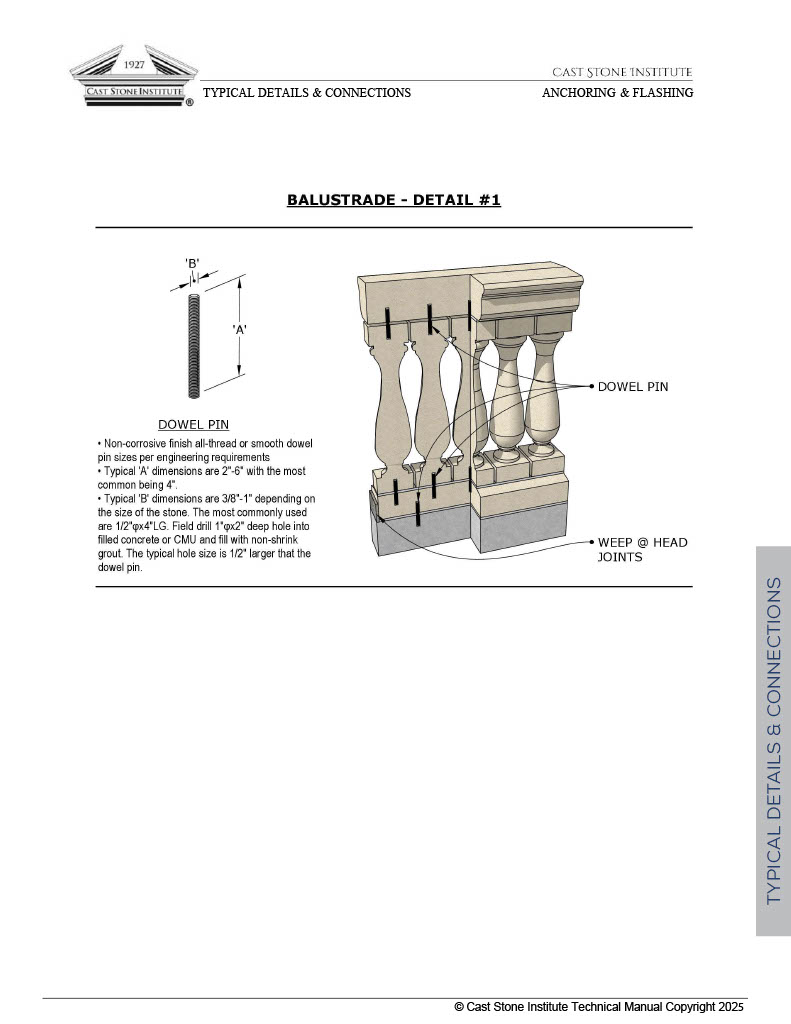 Typical Detail- Balustrade