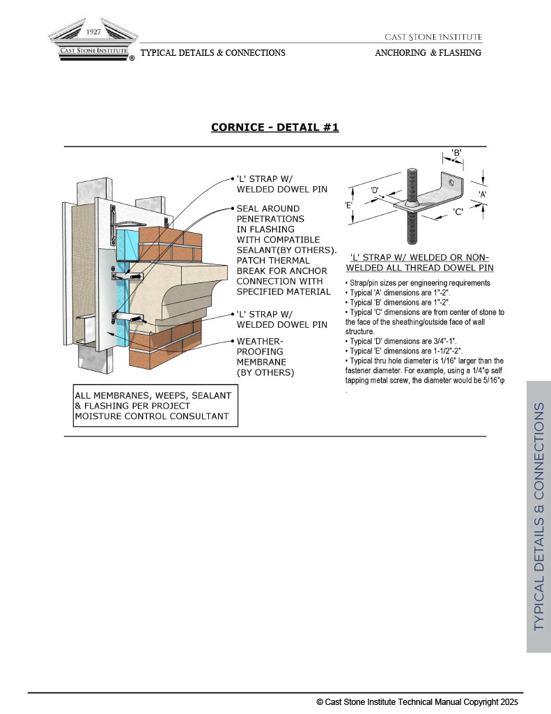Typical Detail- Cornice 