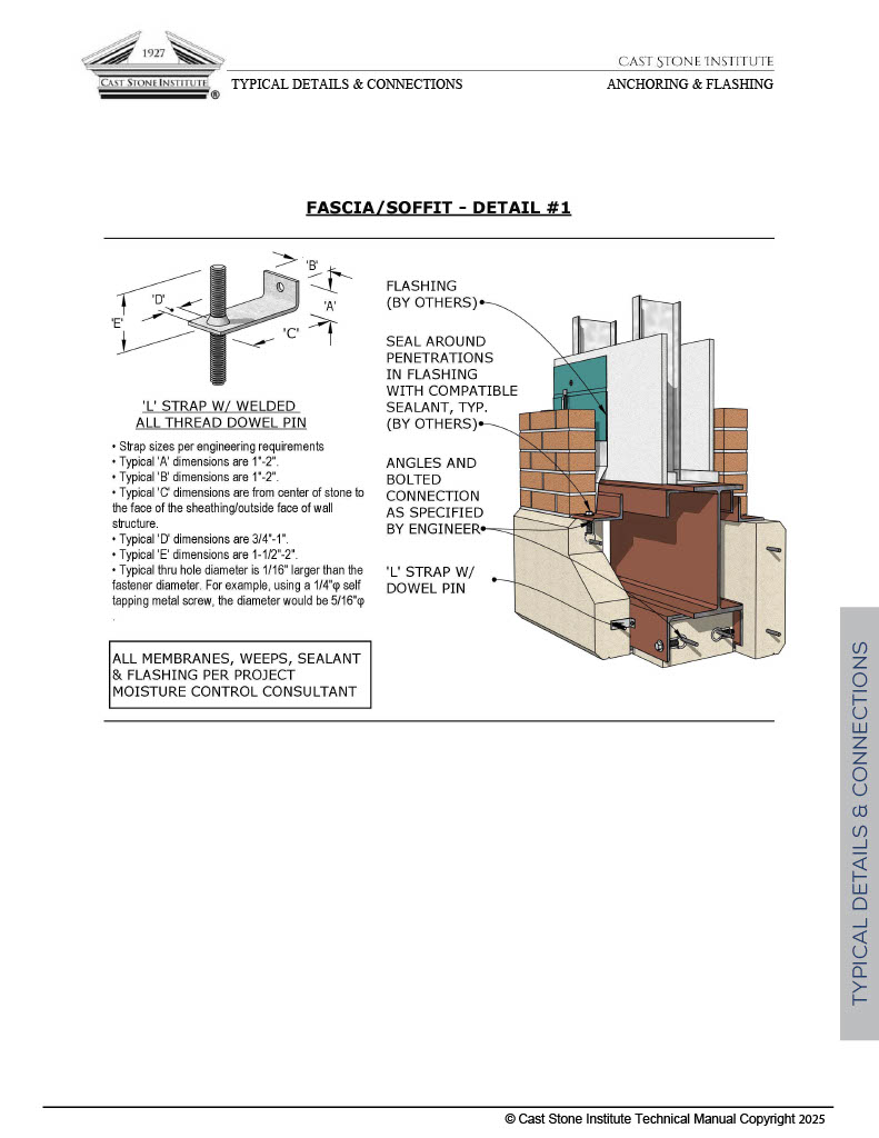 Typical Detail- Fascia - Soffit